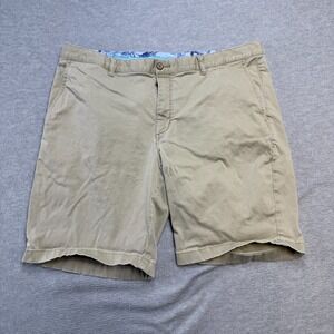 Tommy Bahama Shorts Mens 40 Beige Boracay Chino‎ Tencel Stretch Beach Casual 9"